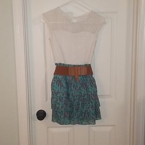 Lace top dress
